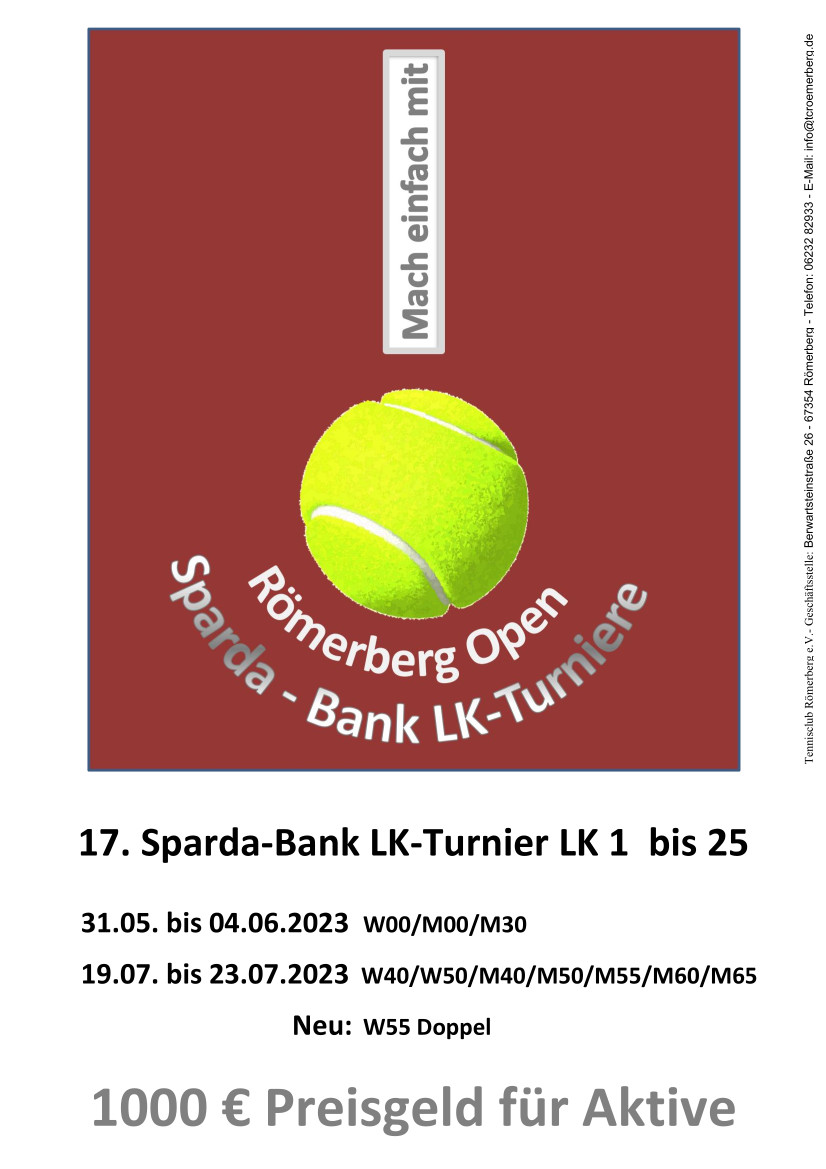 Mehr über den Artikel erfahren Sparda-Bank LK-Turniere 2023